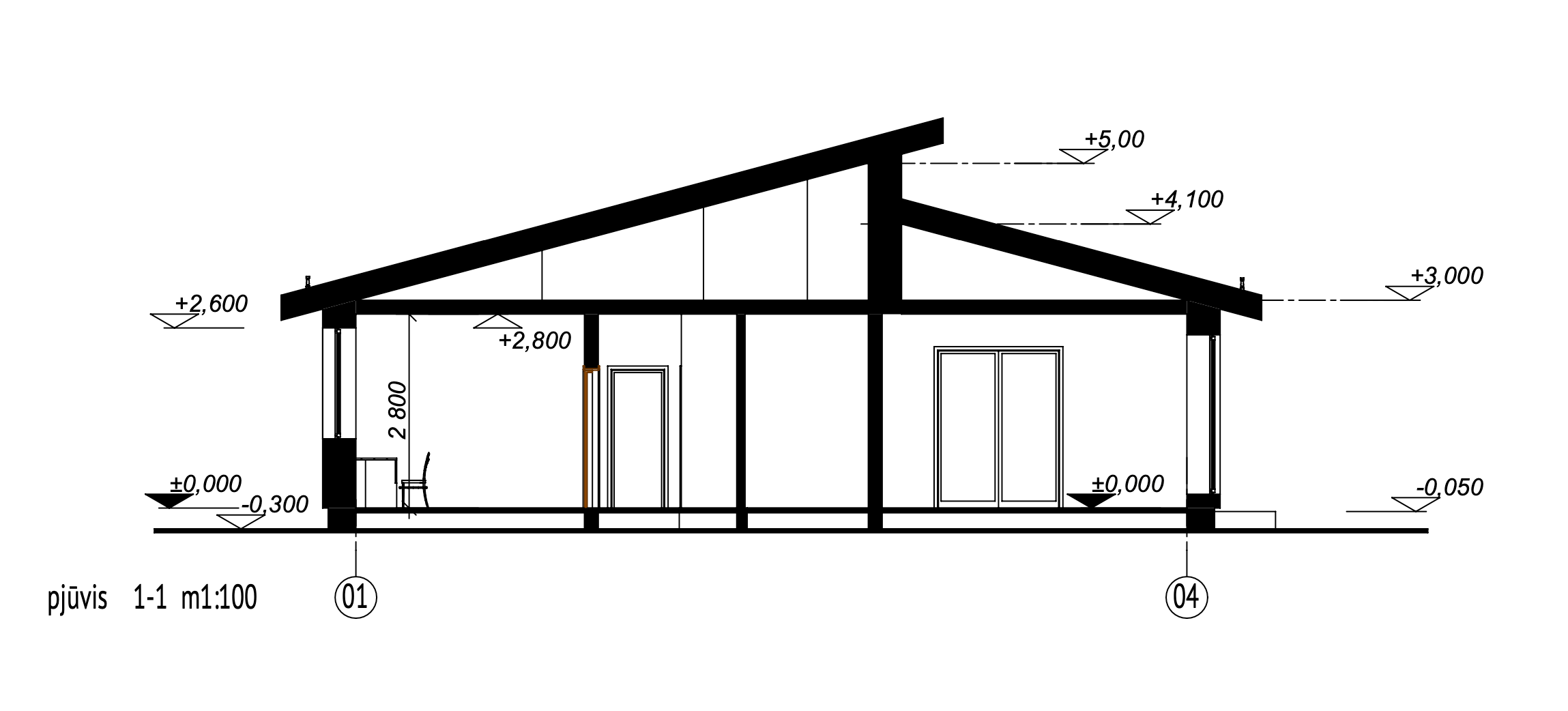 Individualaus gyvenamo namo projektas